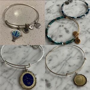 Alex and Ani 5 Bracelet Lot